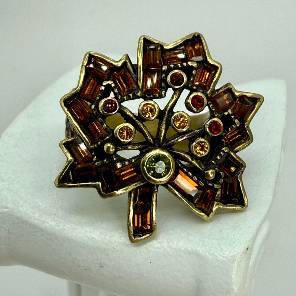 Vintage Heidi Daus “Forever Autumn” Ring size 8 - Picture 4 of 16